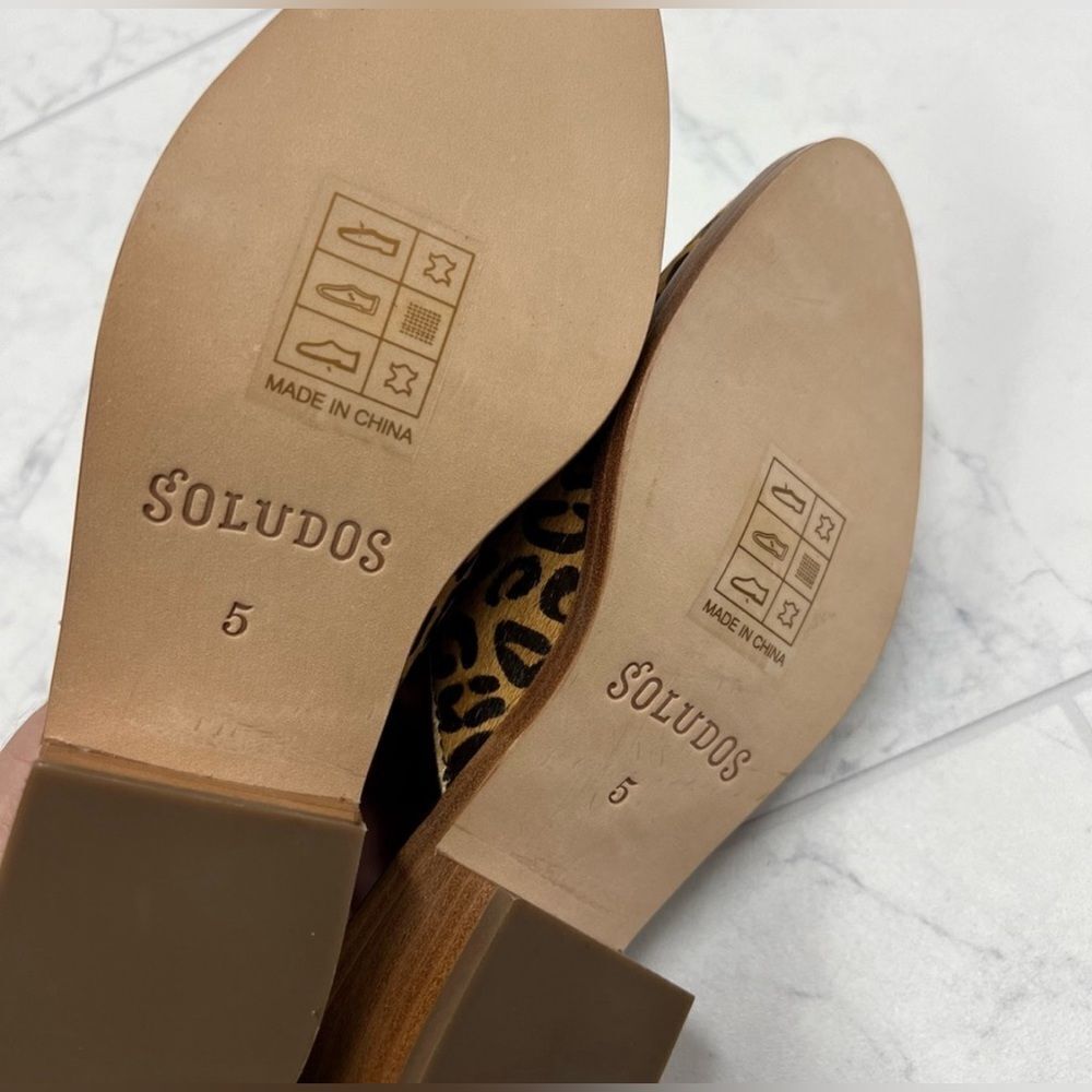 🆕Soludos NIB Venetian Mule in Leopard - Picture 3 of 5